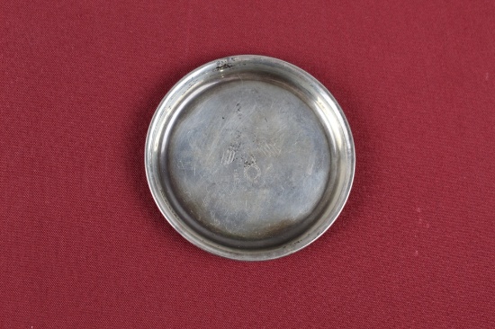 WWII Nazi Adolf Hitler Silver Nut Tray