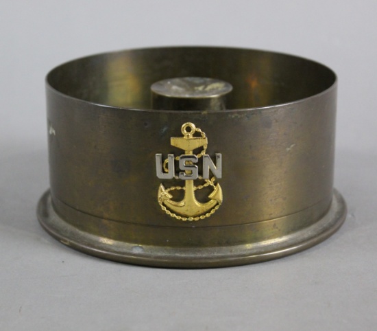 US Navy 5" Shell Ashtray