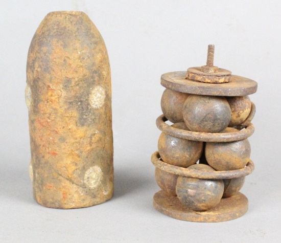 Civil War Era Cannon Shells