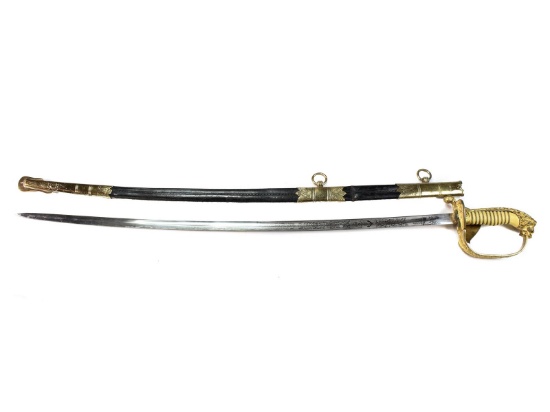 WWI German Officer's Sword Engraved