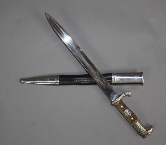 WWII Nazi Police Long Bayonet