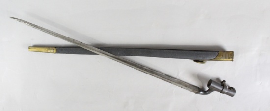 1873 British Martin Henry Bayonet w/Scabbard
