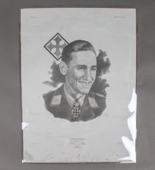 1988 Signed Limited Edition Print of Gunther Rall