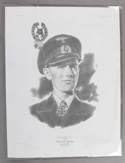 1988 Signed Print Reinhard Hardegen