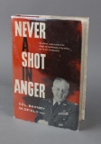 Never A Shot In Anger By Col Barney Oldfield Book