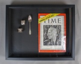 WWII Nazi Reinhard Heydrich Silverware & Magazine