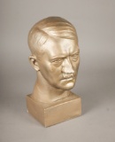 WWII Nazi Adolf Hitler Signed ¾ Scale Bust