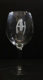 WWII Nazi Adolf Hitler Large Wine Glass
