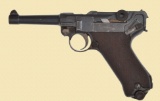 Erfurt 1917 P08 Luger 9MM