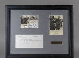 WWII Nazi Hans Baur Pictures and Letter