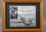 WWII Nazi Luftwaffe Ace Gunther Rall Signed Print