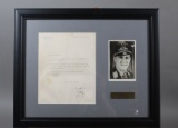 WWII Nazi Luftwaffe Ace Gunther Rall Signed Letter