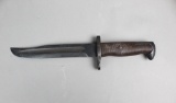 Rare WWII WT Springfield Bayonet Fighting Knife