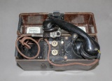WWII Nazi Field Radio with Bakelite Case