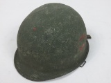 Soldiers Steel Helmet with Liner and Straps