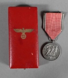 WWII Nazi Sudetenland Medal w/Box