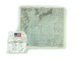 WWII Sea Map And Gulf War Blood Chit