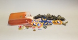 Lot of WWII US Patches, Pins, and Ribbon Bars