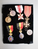 WWII Belgium & Romanian Medals