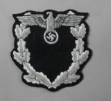 WWII Nazi Diplomatic Corp Sleeve Emblem