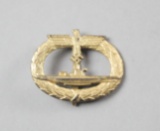 WWII Nazi Naval U Boat Badge