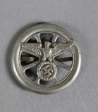 WWII Nazi Eagle Wheel Pin