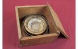 WWII Japanese Naval Compass In Original Crate