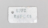 WWII German V-2 Rocket Program Tag