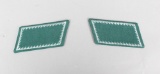 WWII German Customs Collar Tabs