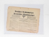 Early Berlin Newspaper