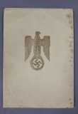 WWII German Naval Promotion Documents