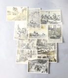 WWII Nazi Lot of 11 SS Postcards
