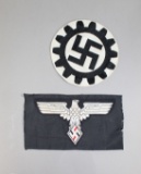 German Labor Front Swastika and Eagle