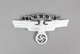 Nazi NSKK Eagle and Swastika Cap Pin