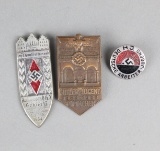 Lot of 3 WWII German Badges