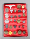 WWII German Rally/Donation Pins, Badges, Etc. (28)