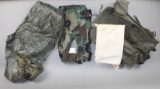 US Military Raincoat, Uniform, & Backpack