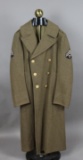 WWII US Army Overcoat w/ Tech Stripes