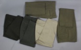 Lot of 5 US Military Pants