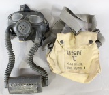 US Navy Gas Mask w/ Carrier
