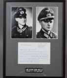 WWII Nazi Arthur Becker-Neetz Autographed Photos