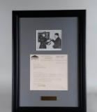 WWII Nazi Heinz Linge Photo and Letter