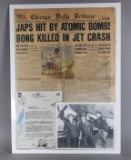 WWII Signed Photo, Document, and Newspaper
