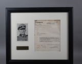 WWII Nazi SS Sepp Dietrich Signed Document