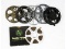 6 Assorted 35mm Movie Projector Film Reels