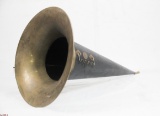 Edison/Columbia Large Brass Bell Phonograph Horn