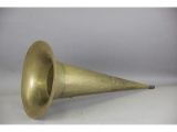 Edison Cylinder Large Brass Phonograph Horn