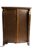 Disc Phonograph Record Cabinet Empire-Style