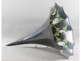 Edison Cylinder Flower Phonograph Horn