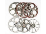 6 Assorted 35mm Movie Projector Film Reels